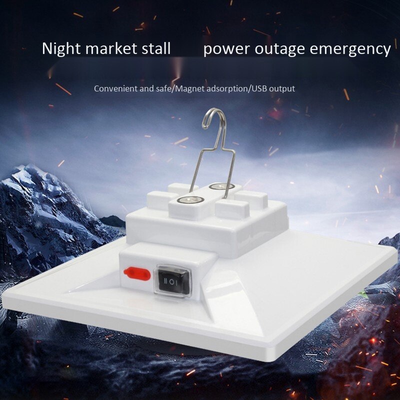 Super Helle Drahtlose Ladung Höhe Markt Stall Lichter Blackout Notfall Beleuchtung Camping draussen