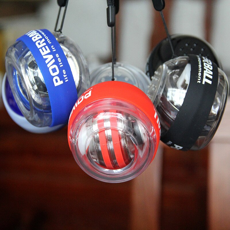 Selbst-Ausgangs Handgelenk Ball Gyroskop Energie Ball Arm Muskel Entspannung LED Licht Handgelenk Stärke Booster ÜSpund Fitness Ausrügestochen
