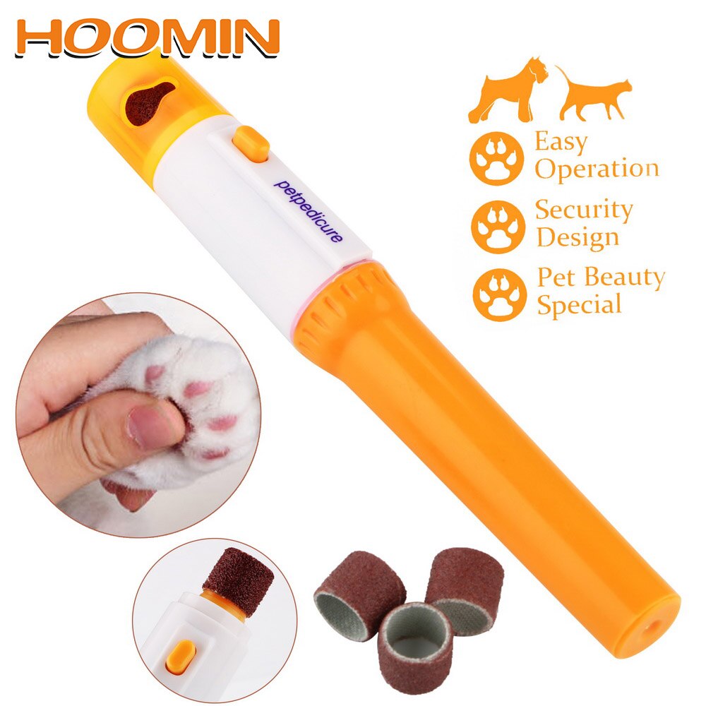 HOOMIN Nailclippers Katze Klaue Schere Hund Nagel Knipser Nagel Trimmer Elektrische Haustier Nagel Schleifer Hund Liefert