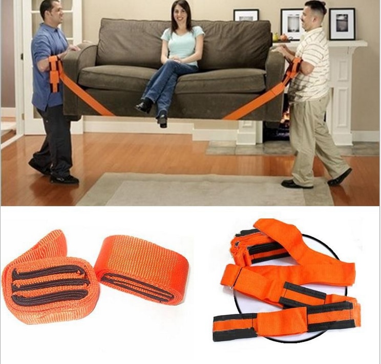 2pc ziehen um Möbel Gurt Gürtel Transport Seil Handgelenk Riemen Schulter ziehen um Gurt Pro tragen Möbel Heimat Bewegung praktisch Werkzeug