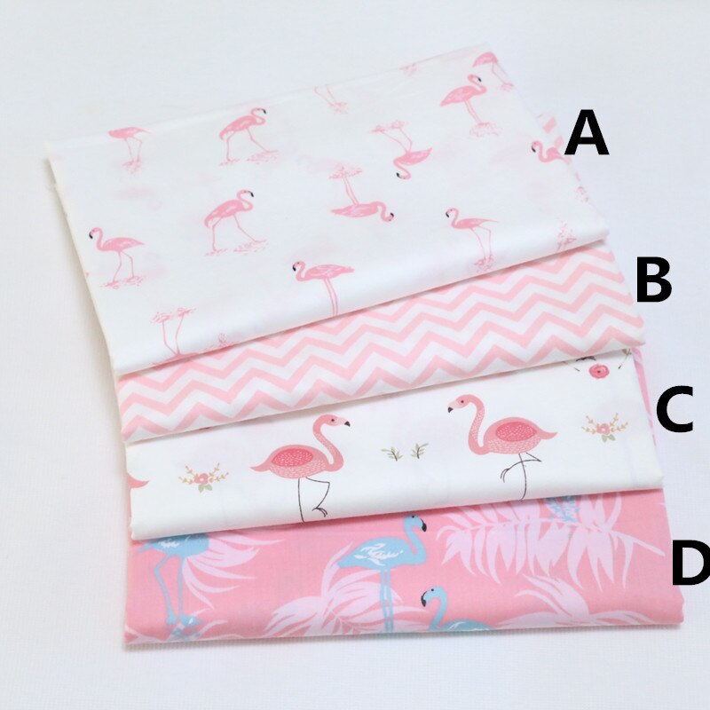 160 cm * 50 cm Flamingo Kleinkind baumwolle stoff näHenne Baby tuch Quilten freundlicher bettwäsche stoff Patchwork tecido Decke näHenne Gewebe