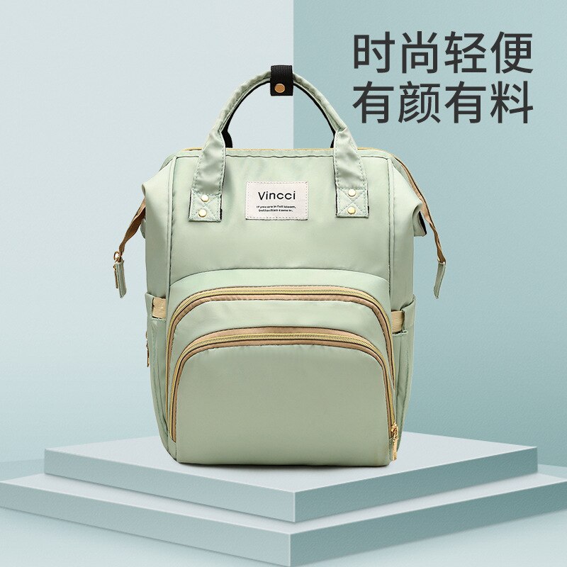 Neue Stil Multi-funktionale Mumie Tasche Einfarbig Werdende murmeln und Baby Mutter Tasche Masse Oxford Rucksack heraus Windel tasche