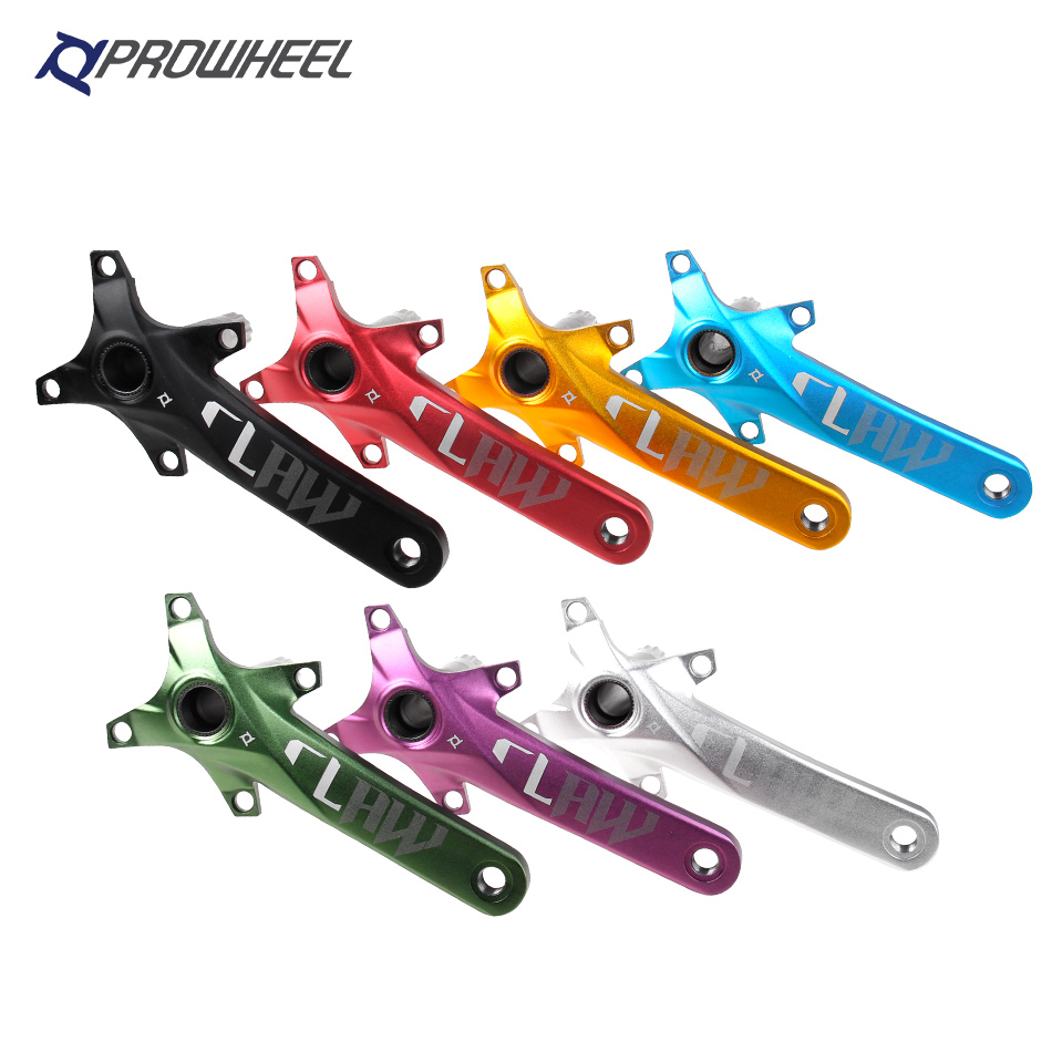 PROWHEEL 104BCD MTB Fahrrad Kurbel Aluminium Legierung Mit Unterseite Fahrrad Kurbel MTB Kurbel Fahrrad Zubehör 170mm 175mm