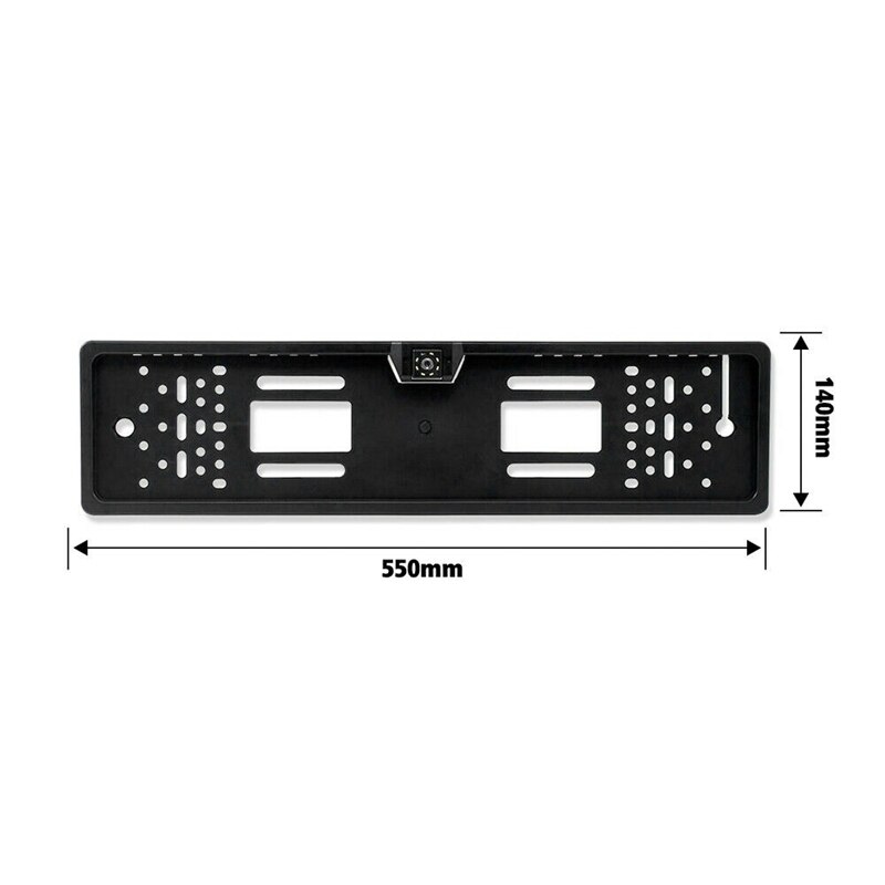 Rückansicht Kamera Europäische Lizenz Platte Rahmen CCD HD Auto Rückansicht Kamera Sicherung umkehren Kamera mit 8-LED nacht Vision