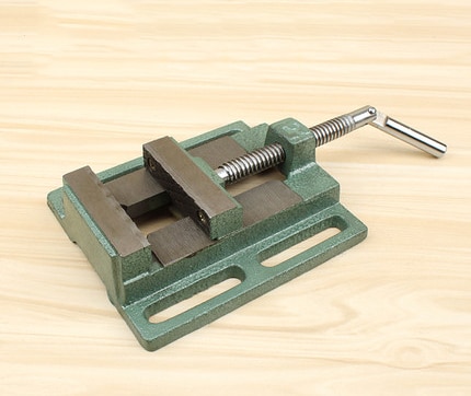 3 zoll Bohrmaschine Vize Bank Klemme Flache Zange Schraubstock Bohrmaschine Spann Klemme fest Holz Hand werkzeug 180 drehbare