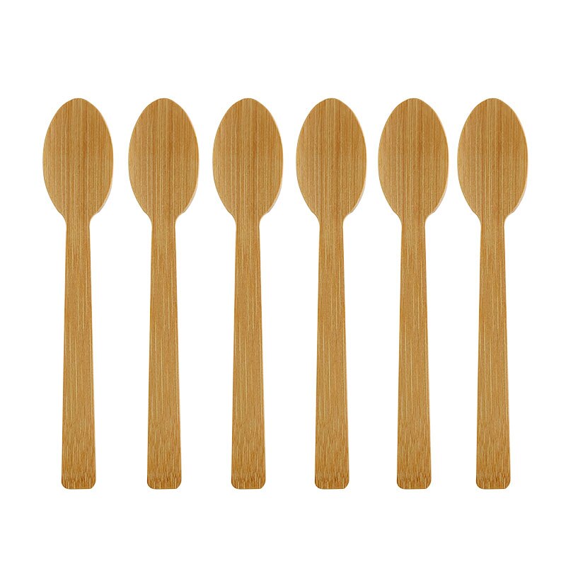 Einweg Bambus Löffel Gabel Messer einstellen Bambus Holz Besteck Besteck einstellen Party Restaurant Hochzeit Geschirr Einzel-verwenden Besteck