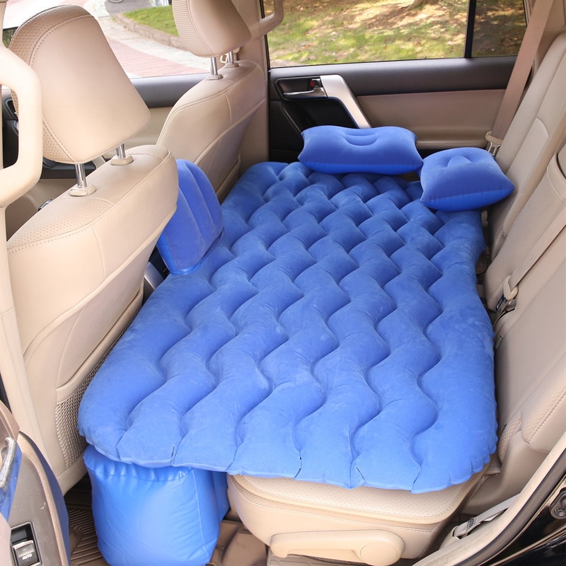 Multi funktionale Auto Luft Aufblasbare Zurück Sitz Reise Bett Matratze Luft Bett Sofa Kissen draussen Camping matt Kissen