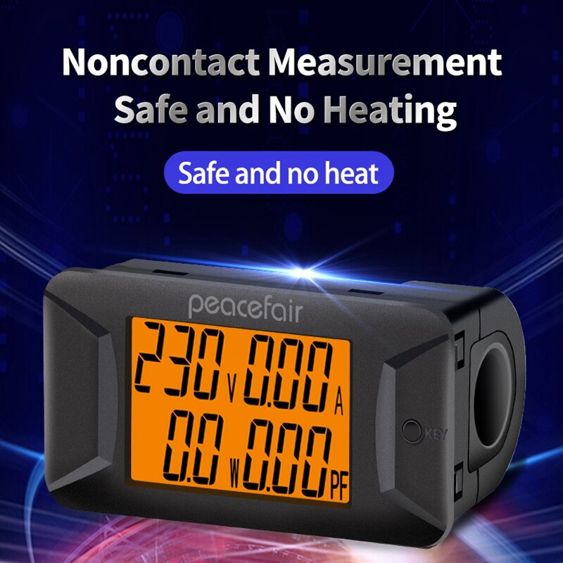 Peacefair PZEM-028 AC 40-400V 100A Digital Multimeter Spannung Strom Energie Meter Elektrische Instrument Energie Faktor Meter