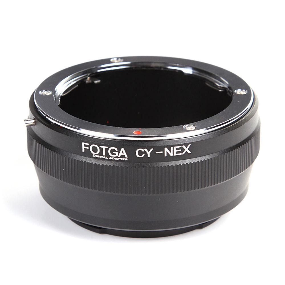 FOTGA Objektiv Adapter Ring für Contax Yashica CY zu Sony E montieren A7III A9 NEX-7 NEX-3 NEX-5T/5 NEX-6 kameras