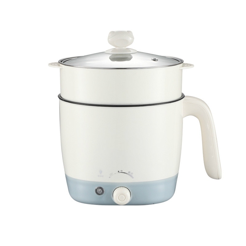 220V Mini Multifunktions Elektrische Kochen Maschine Einzigen Doppel Schicht Verfügbar Topf Multi Elektrische Reiskocher Nicht-Stock Pfanne