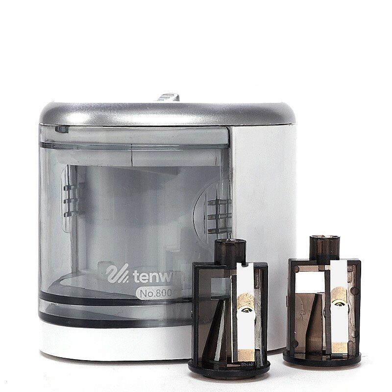 2 teile/los Tenwin Elektrische Doppel Bleistift Spitzer Ersatz Messer Für freundlicher Nette Kawaii Schreibwaren Büro Schule Liefert