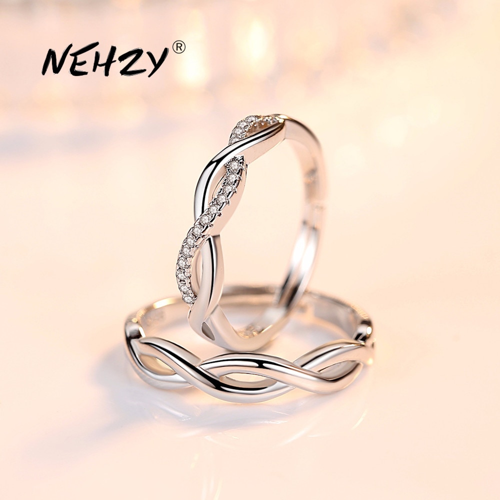 NEHZY 925 Sterling silber neue schmuck frau öffnung Ring jahrestag hochzeit jahrestag hochzeit Engagement paar Ring
