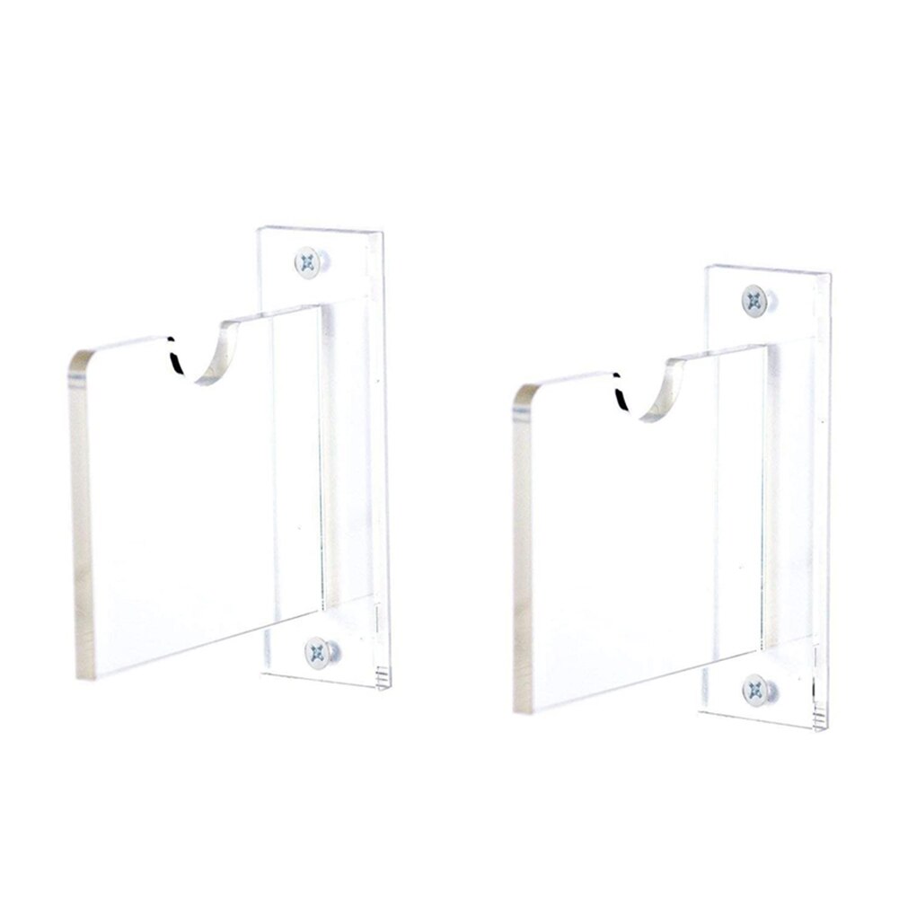 Klar Eishockey Stock Gestell Lagerung Acryl Zauberstab Halterung Ständer Halterung Horizontale Anzeige Aufhänger Organizer Skateboard Halfter