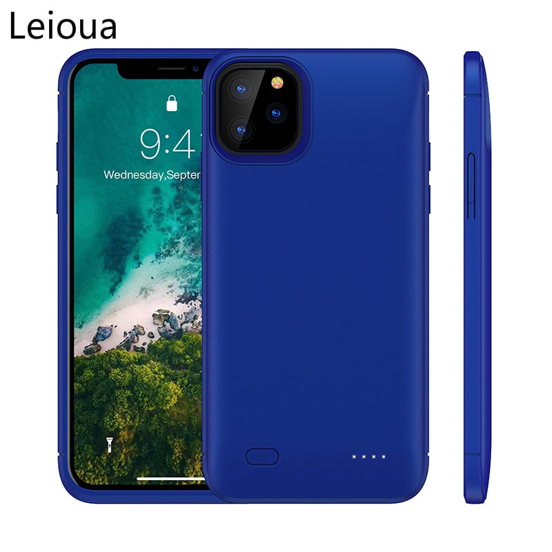Leiouna 6200mAh Batterie Ladegerät fallen Für iPhone 11 ProMax Ladegerät fallen Mit Energie Bank Schutzhülle Für iPhone 11 11Profi