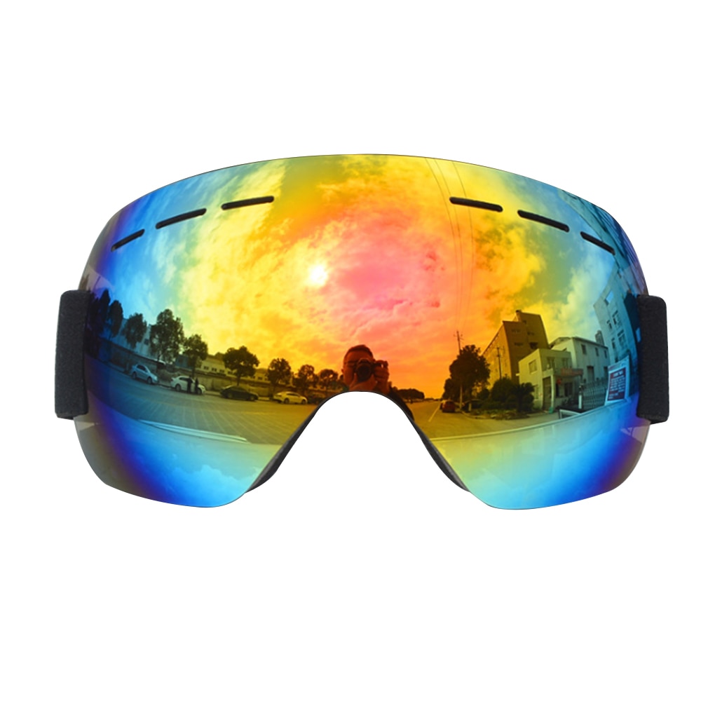 Ski Brille Doppel Schicht UV400 Brille Sphärische Linse unisex Anti-Nebel-Winter Snowboard Brille Schnee Ski Maske
