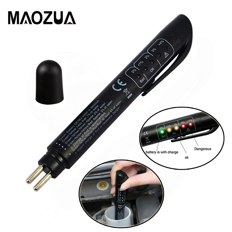 Auto Auto Brems Flüssigkeit Tester Auto diagnostizieren Werkzeug Brems Flüssigkeit Prüfung Werkzeuge Post Überprüfen Auto Crake Öl LED-anzeige Anzeige