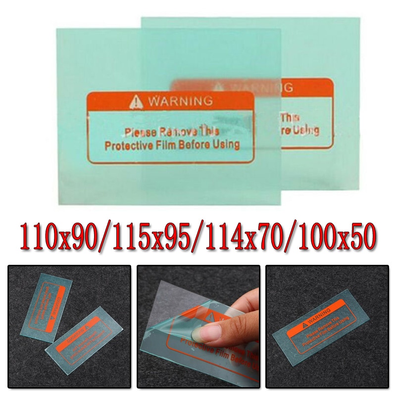 10 stücke Auto Verdunkelung Schweißen Helm Klar Glas Abdeckung Objektiv Schutz Platte für Verdunkelung Helm Schweißen Maske Helme 4 größe