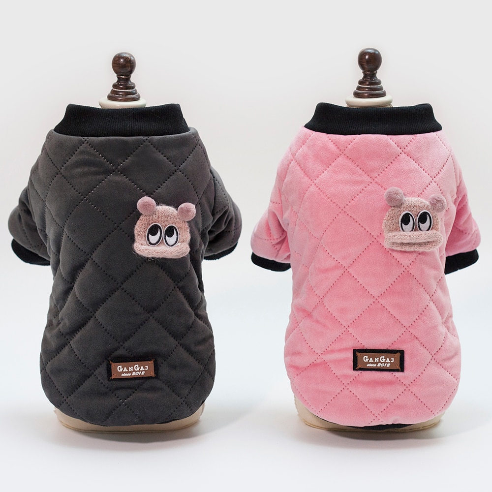 Neue Plaid Hund Katze Mantel Hoodie Haustier Welpe Jacke Winter Warme Outfit Kleidung Bekleidung 5 größen 2 Farben
