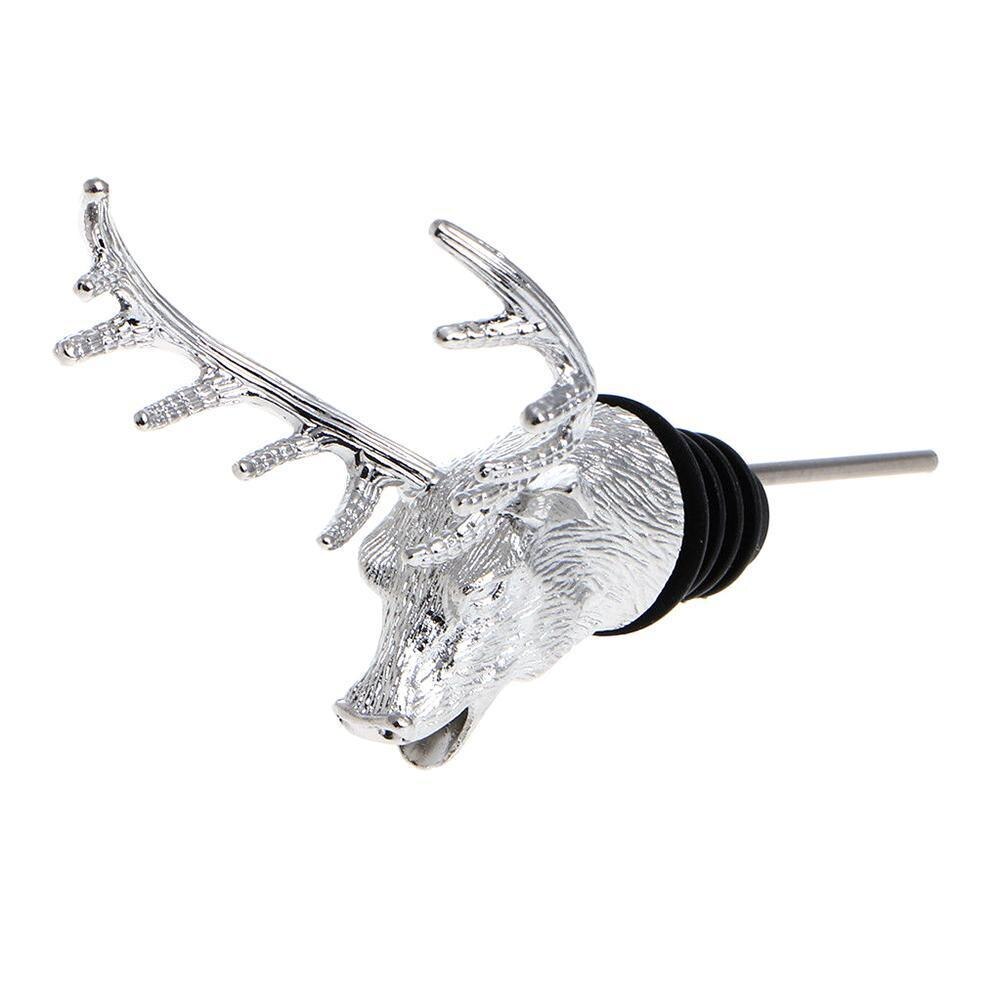 Hirsch Kopf Weinausgießer Rotwein Stopper Belüfter Flasche Kreative Wein Zubehör Bar Zubehör Stopper Wein Werkzeuge LPT7376 Fa Z5D7