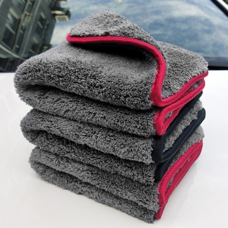 1200GSM Auto Waschen Auto Einzelheiten Mikrofaser Handtuch Auto Reinigung Trocknen Tuch Dicken Auto Waschen Lappen für Autos Küche Auto Pflege tuch