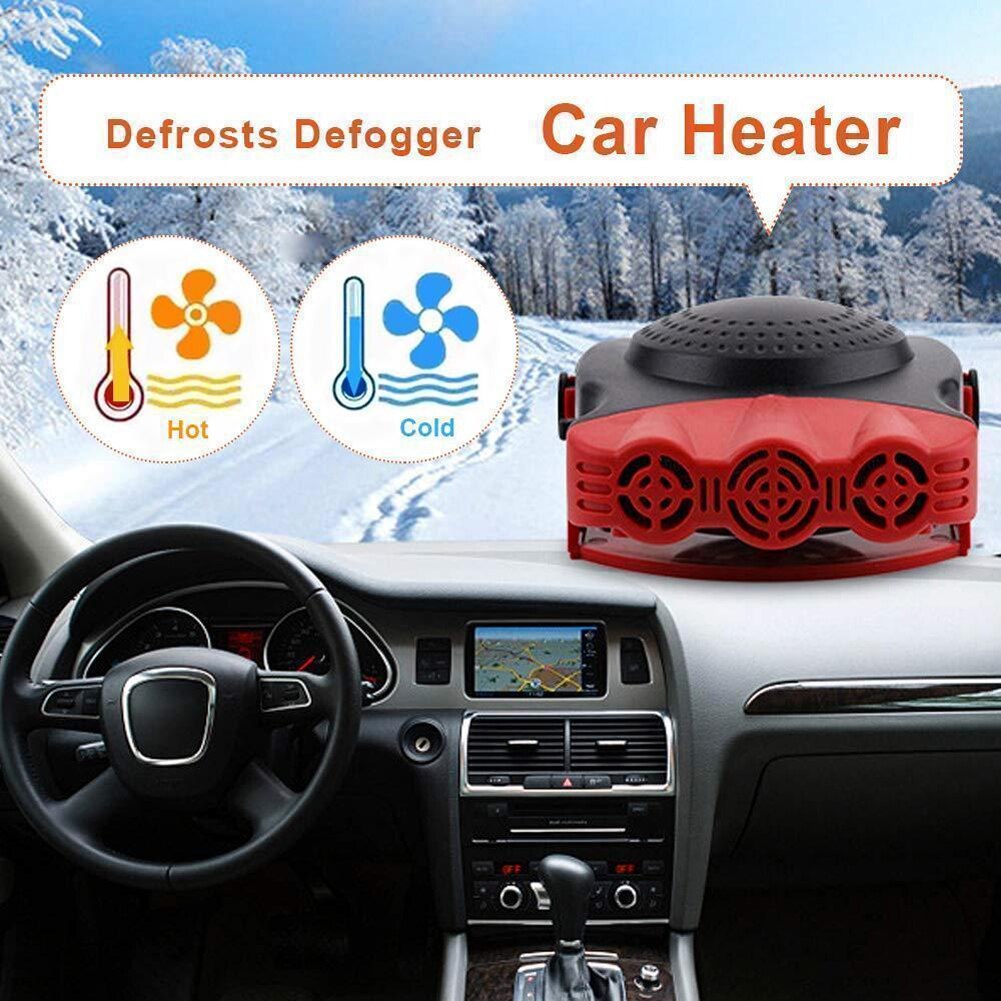 Windschutzscheibe Auto Heizung Tragbare Auto Defroster Defogger Auto Heizung Fan 12V/24V 150W CLA88