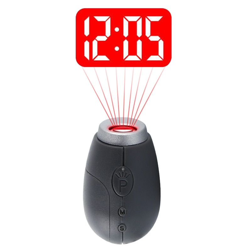 Digitale Projektion Uhr LED Tragbare Uhren Mini Uhr Mit Zeit Projektion Digitale Uhr Nacht Licht Magie Projektor Uhr
