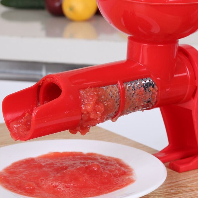 ELEG-Tomaten Soße Entsafter Kunststoff Hand Manuelle für Tomaten Saft Multifunktionale Küche Zubehör Spielereien Obst Werkzeuge