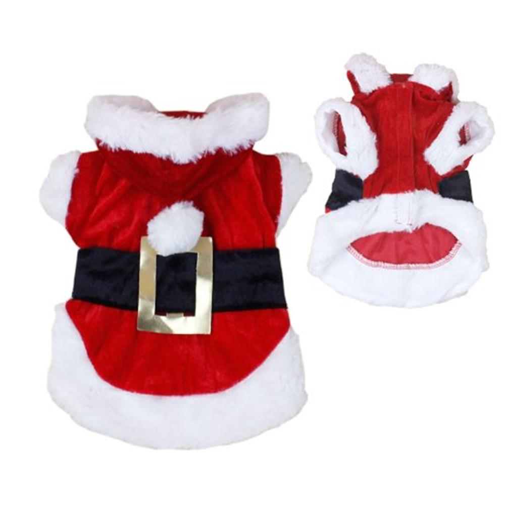 Weihnachten Hund Kleidung für Kleine Hunde Santa Hund Kostüm Winter Haustier Mäntel für Pudel Yorkies Chihuahua Kleidung Katze Kleidung