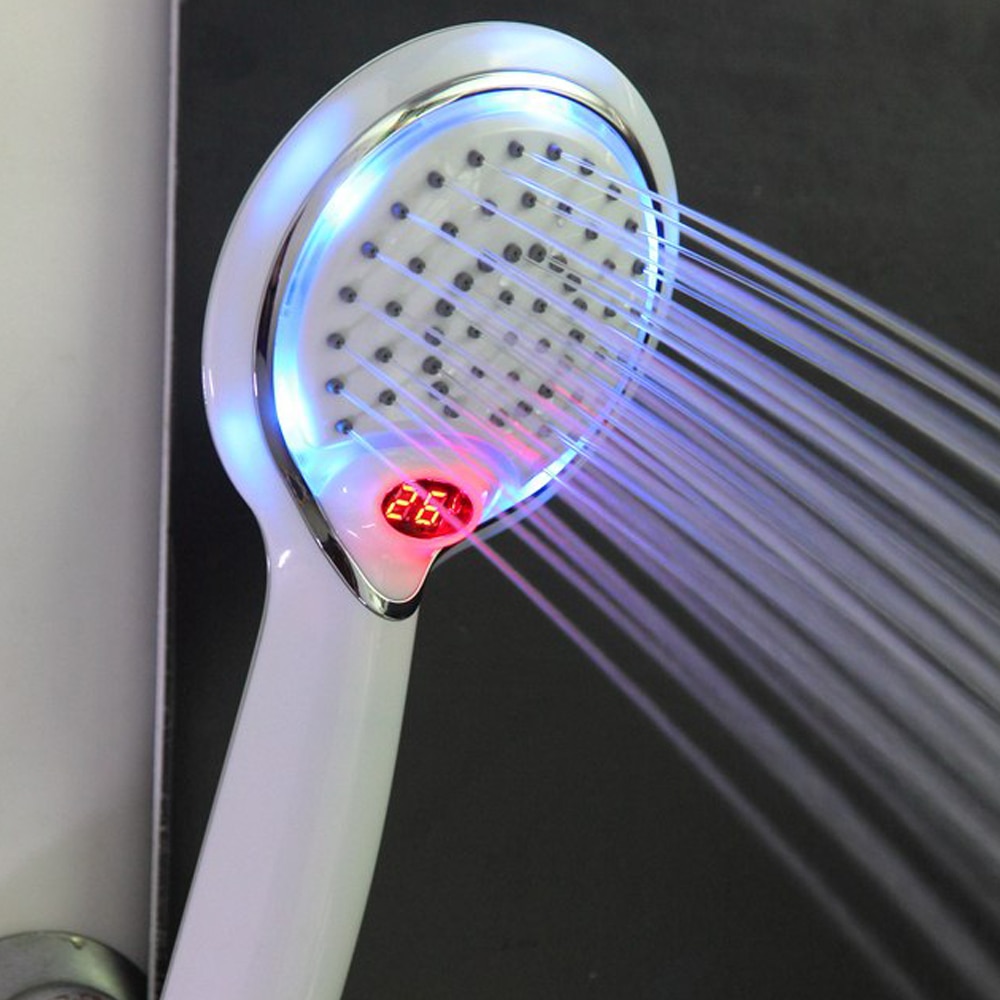 LED Dusche Kopf Digitale Temperatur Kontrolle Einstellbare Schlecht Dusche Kopf Spa Filter Wasser Hochdruck Wasser Sparen Dusche