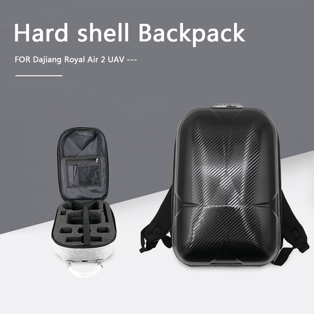 schwer Hülse Rucksack für DJI Mavic Luft 2 Dual Reißverschluss Wasserdichte Transport Tasche Drohne Zubehör