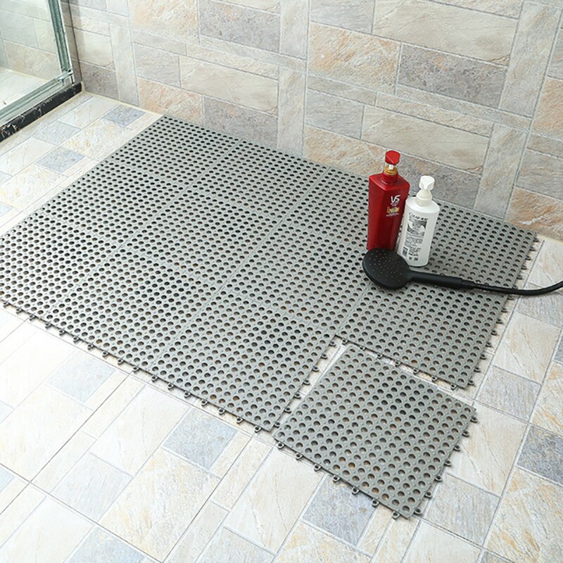 30*30cm Nicht-Unterhose 8 Farbe Spleißen PVC Boden matt Für sterben Schlecht Küche Matten Hause Nath wc Spleißen Wasser Raster Hohl matt