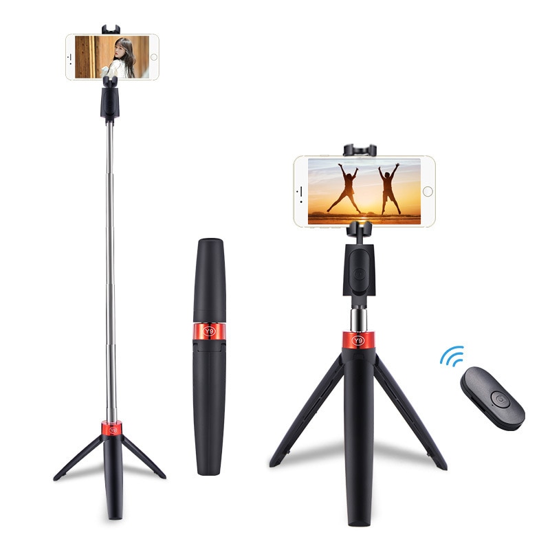 Selfie Stock Bluetooth-kompatibel Integrierte Selfie Artefakt Handy, Mobiltelefon Universal- Video Live Tripode Para Movil Selfie Stock