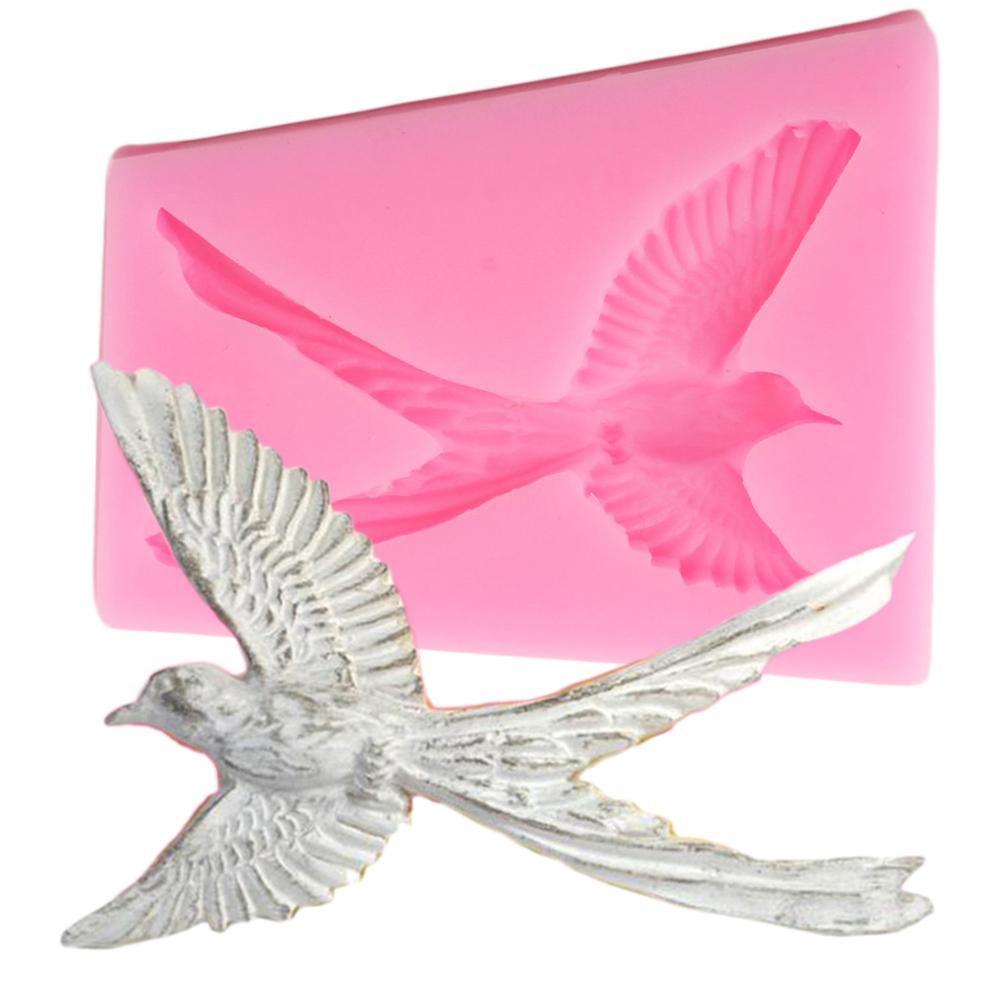 Fliegenden Schwalbe Fondant Formen Vogel Ebene Silikon bilden Kuchen Dekorieren Werkzeuge Süßigkeit Polymer Ton Schokolade Gumpaste Formen