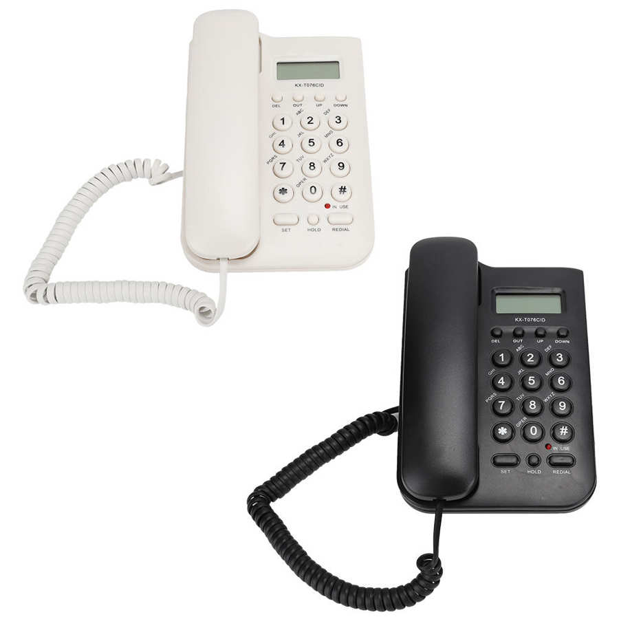 Mini Telefon KX-T076 Verdrahtete Englisch Heimat Festnetz Büro Telefon (UK Telefon Linie mit Gelegentliche Farbe) Telefon Zu Hause Telefon