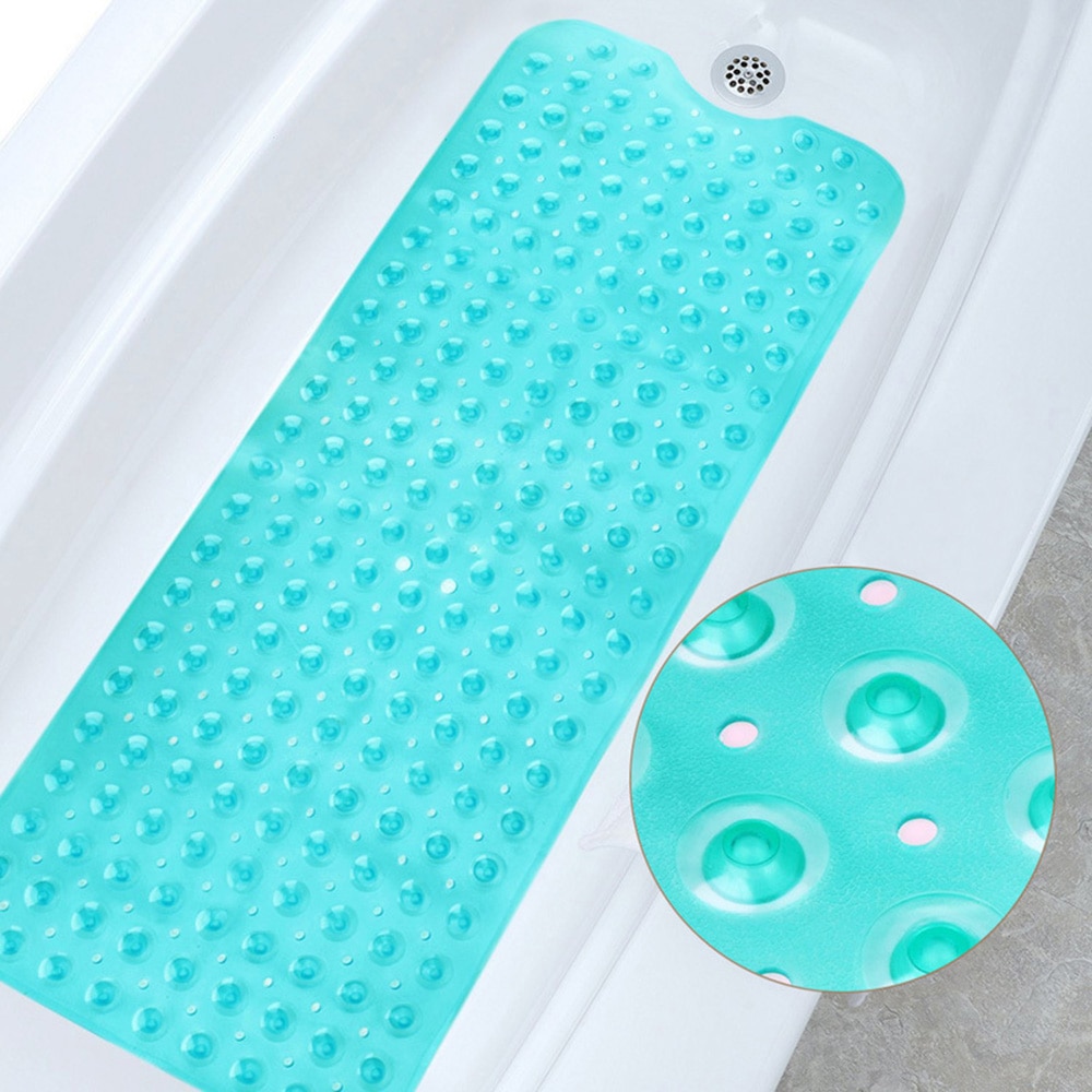 40*100cm matt Badewanne Schlecht matt PVC Große Badewanne Sicherheit Dusche Nicht-Unterhose Schlecht Matten Mit Saug tassen Boden matt