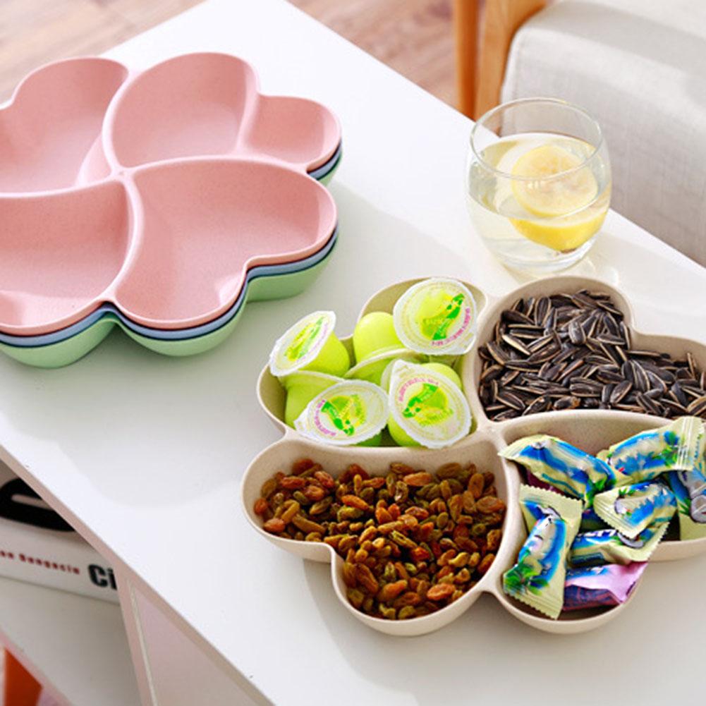 Obst Snack Platte Bonbonniere Getrockneten Obstkorb Herz bilden Obst Tablett Platte Süssigkeit Snacks Muttern Schüssel Schüssel Kasten Container