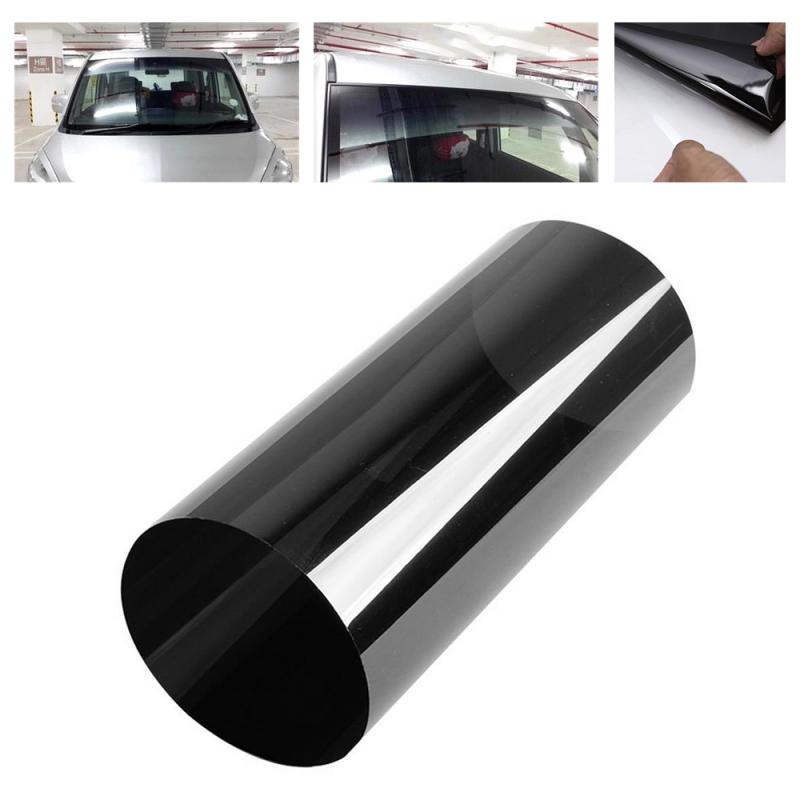 Schwarz 20cm x 150cm Auto Fenster Solar- Film Windschutzscheibe Sonnenschutz Auto Fenster Auto Aufkleber 99% Anti-uv Bewertung