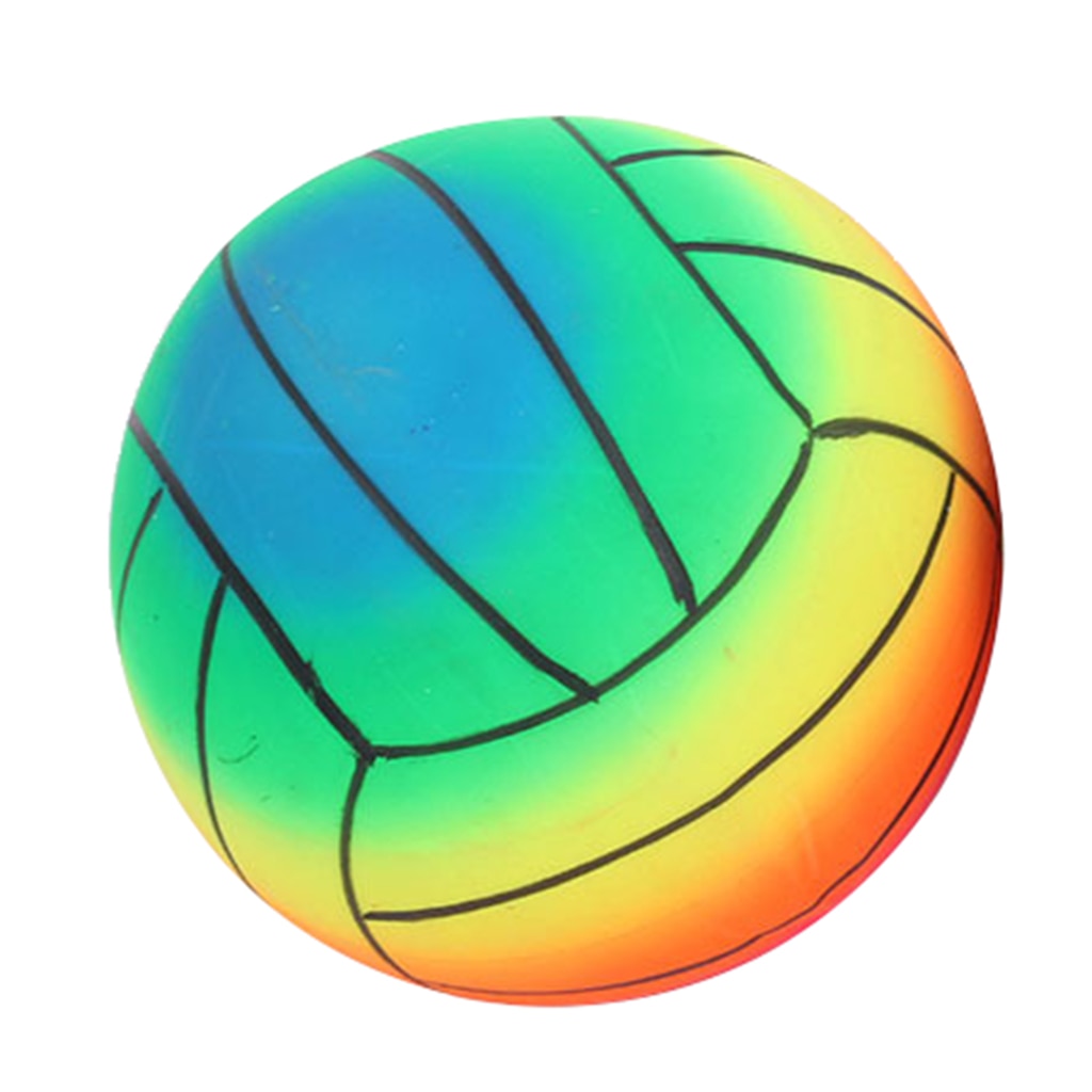 freundlicher FußBall Ball freundlicher Sport Ausbildung Ball Regenbogen drinnen draussen Kleinkinder Freizeit Spielzeug Ball