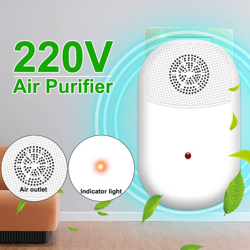 Ionisator Luft Reiniger Für Heim Negativ Ionen Generator Luft Reiniger Entfernen Formaldehyd Rauch Staub Reinigung Hause Zimmer
