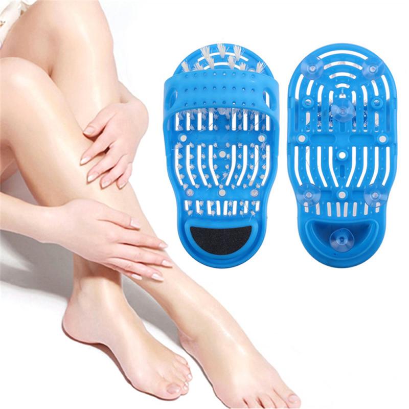 Nicht-Unterhose Dusche Füße Fuß Wäscher Massagegerät Reiniger Spa Peeling Unterlegscheibe Waschen Pantoffel Pedikübetreffend Werkzeuge Schlecht Schlecht Dropshiping