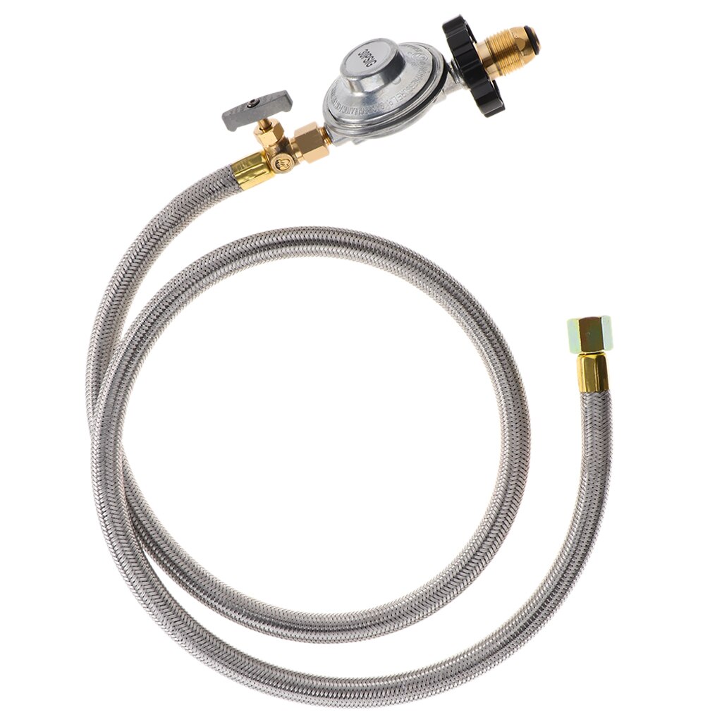 Universal- QCC1 Druck Propan Regler Grill Ersatz mit Schlauch für sterben Meisten Gas Grill Heizung und Weibliche murmeln