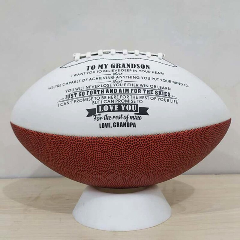 Rugby Ball amerikanisch Fußball Sport Praxis Ausbildung Ball Erholung Mikrofaser Leder Anzahl 9 Ausbildung Rugby