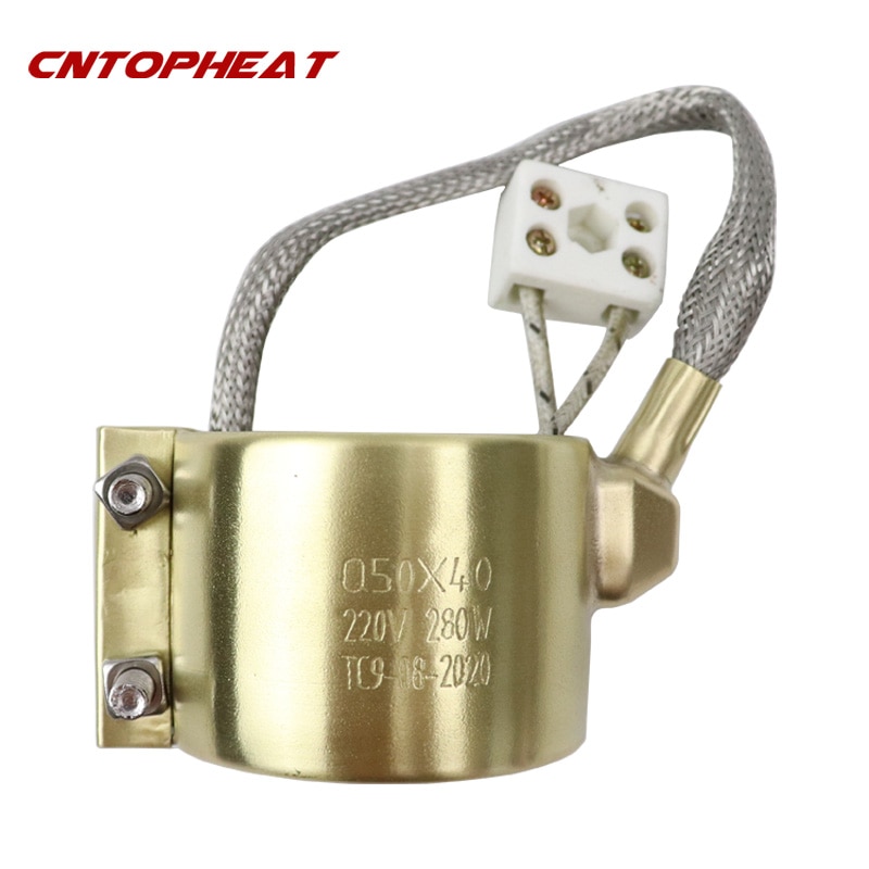 Durcheinander Düse Band Heizung für Spritzguss Maschine 50x40 Kupfer injiziert Schimmel Heizelement 220V Band heizung