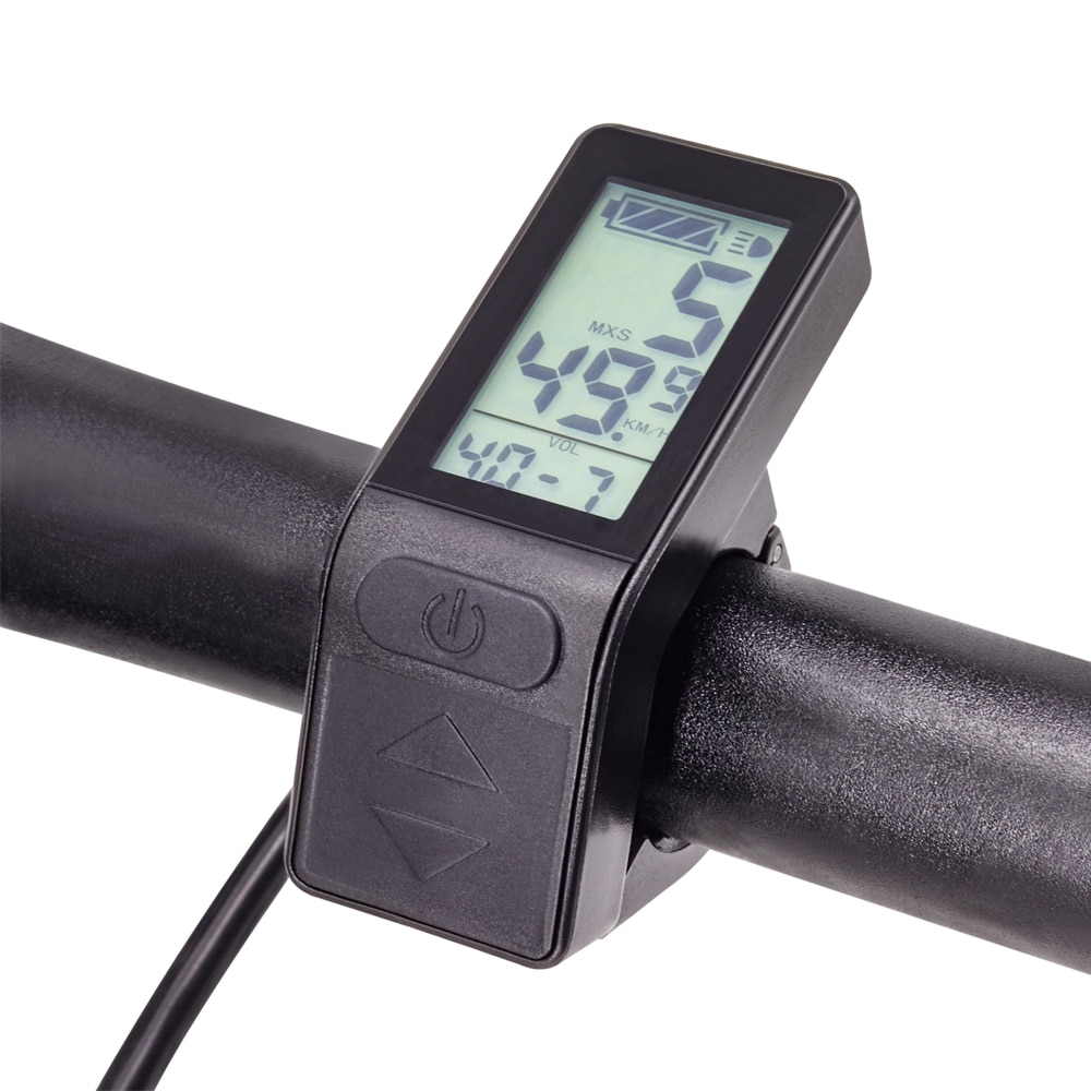 WEXPLORE Ebike Anzeige KT-LCD4 Elektrische Fahrrad Anzeige 24V 36V 48V E Fahrrad Computer Elektrische Fahrrad Zubehör für KT Regler