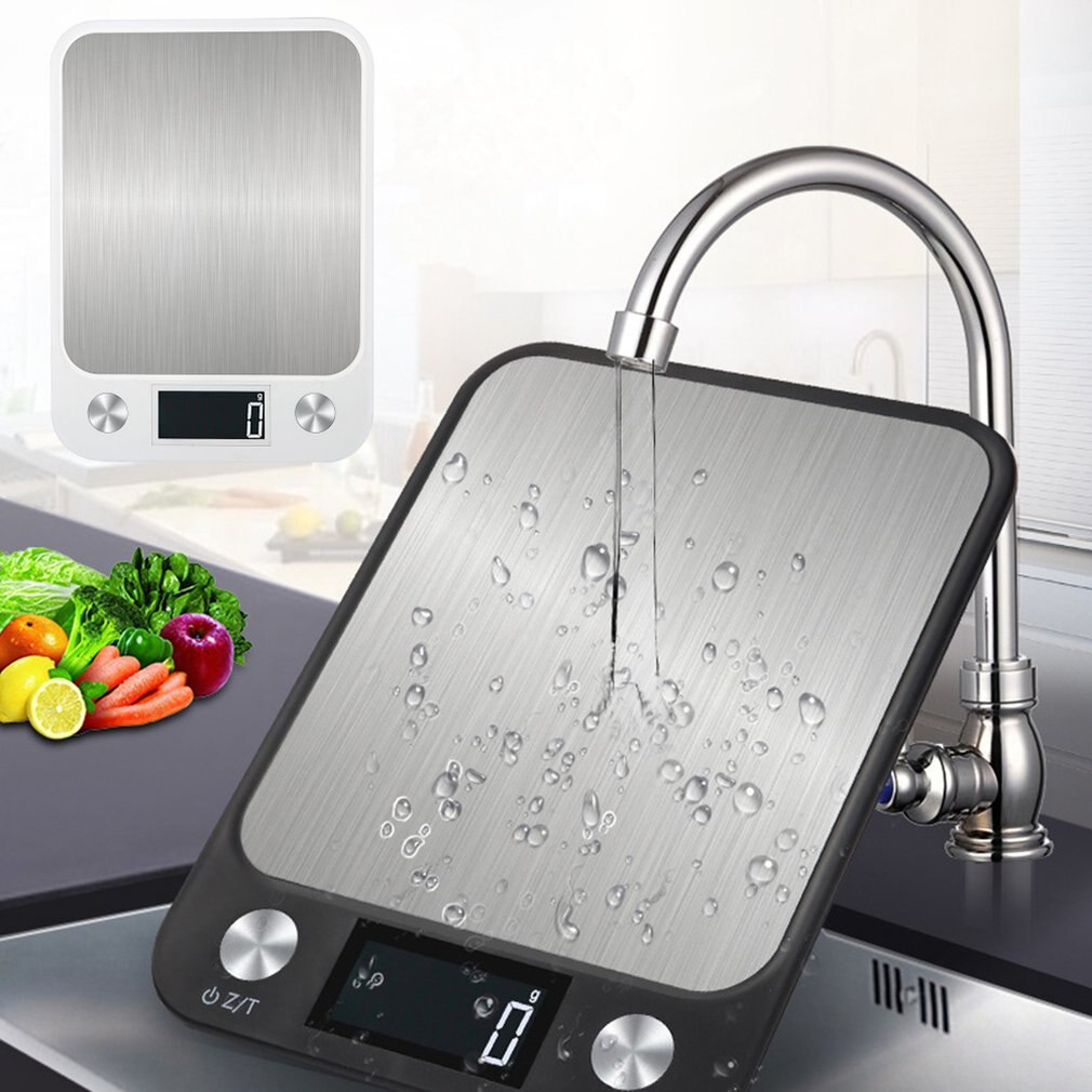 Wasserdichte Edelstahl Küche Skala 10Kg/1G Küche zurück Skala Elektronische Digital Küche Skala