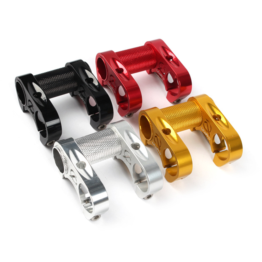 Fahrrad Doppel Stengel Steigleitung Super Leichte Bicyle Lenker Stengel Verstellbare Falten Fahrrad Lenker Vorbau 25,4mm Fahrrad Griff Teil