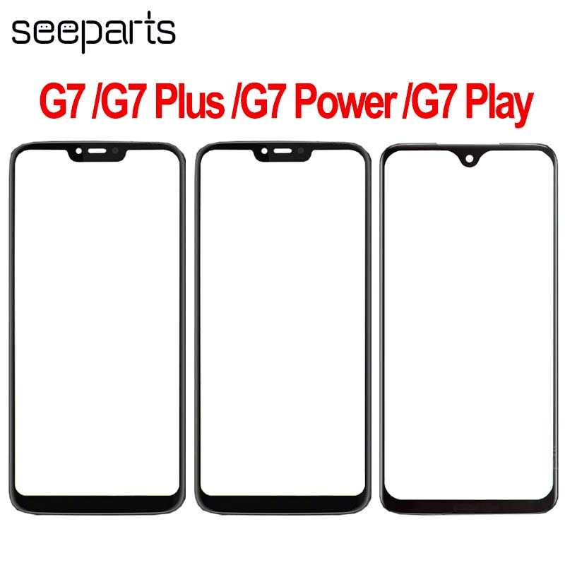 Äußehe Glas Für Motorola Moto G7 / G7 Spielen/G7 Plus /G8 Energie Vorderseite Glas äußere Glas LCD äußehe Tafel Glas Objektiv Ersatz