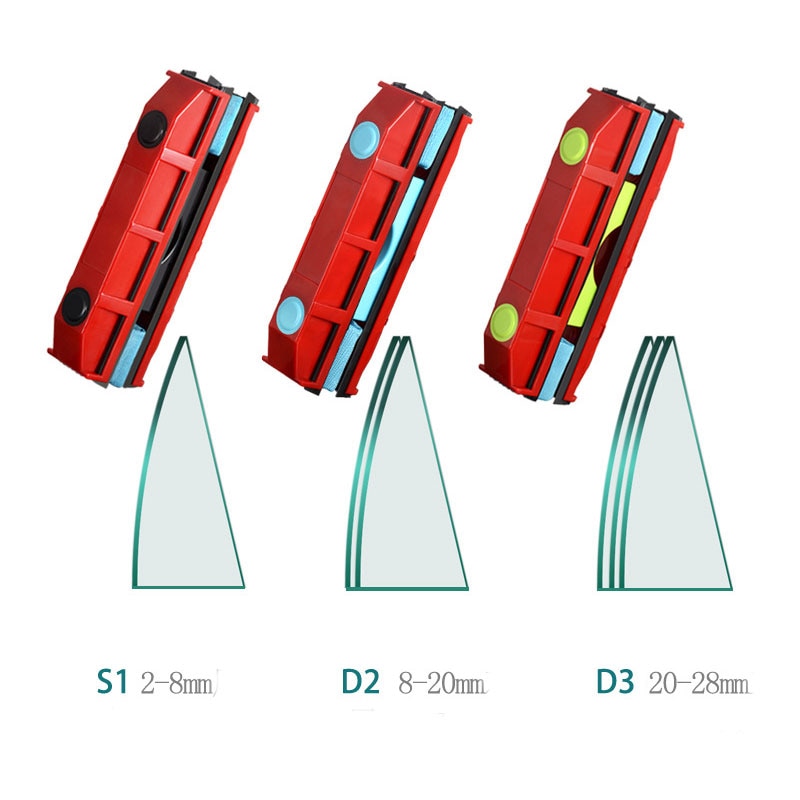 Magnetische Fenster Reiniger Breite Sauber Magnetische Pinsel Fenster Glas Pinsel Glas Reinigung Werkzeug mit Lappen