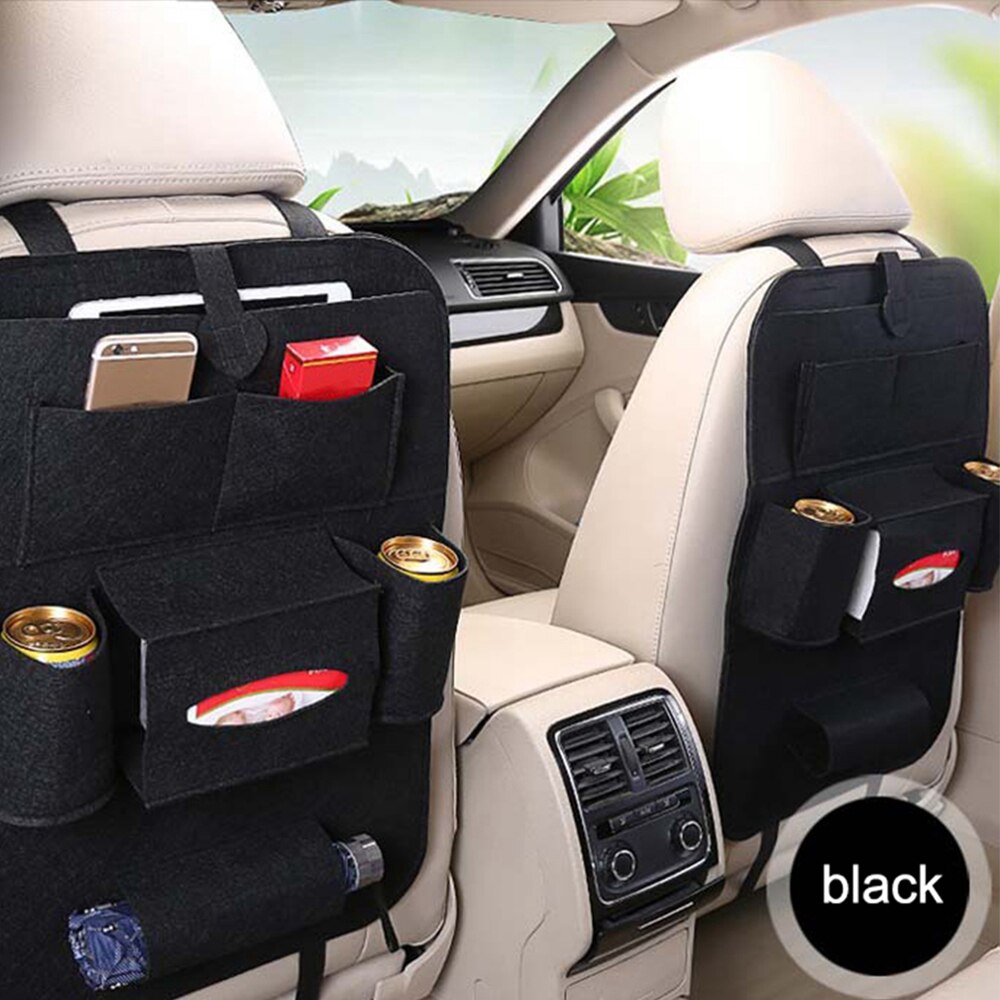 Universal- Auto Sitz Zurück Organizer Multi-Tasche Lagerung Tasche Autos Innere Zubehör Verstauen Aufräumen Tasche Auto Zubehör