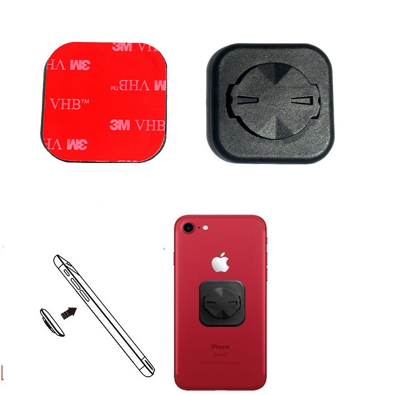MTB Straße Fahrrad Computer 3M Universal- Adapter Fahrrad Telefon Aufkleber für GARMIN Kante GPS Montieren Erweiterte telefon Sitz Halfter